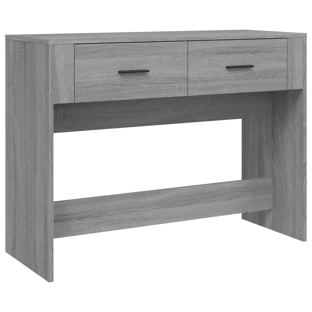 Console table, sonoma grey, 100x39x75 cm, processed wood