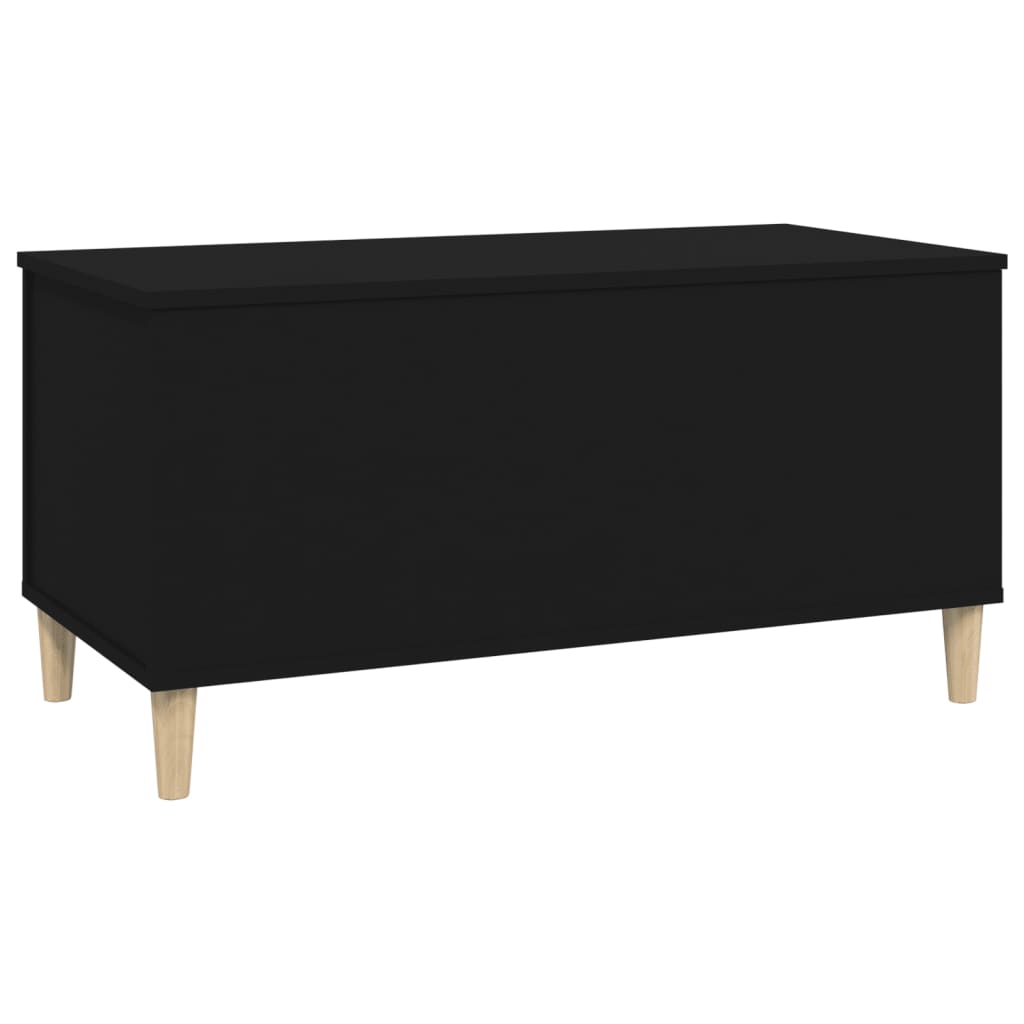 Coffee table, black, 90x44.5x45 cm, composite wood