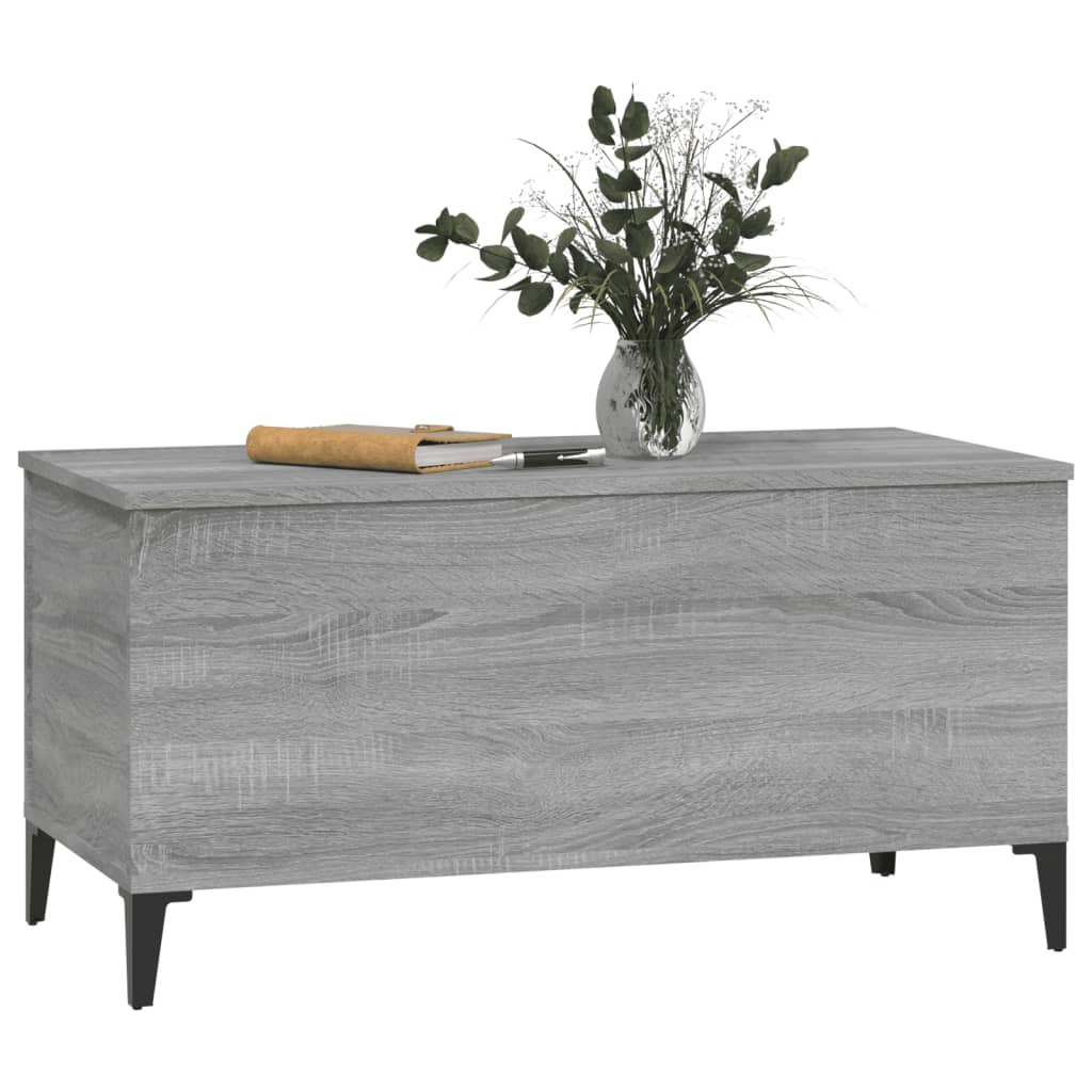 Coffee table, sonoma gray, 90x44.5x45 cm, composite wood