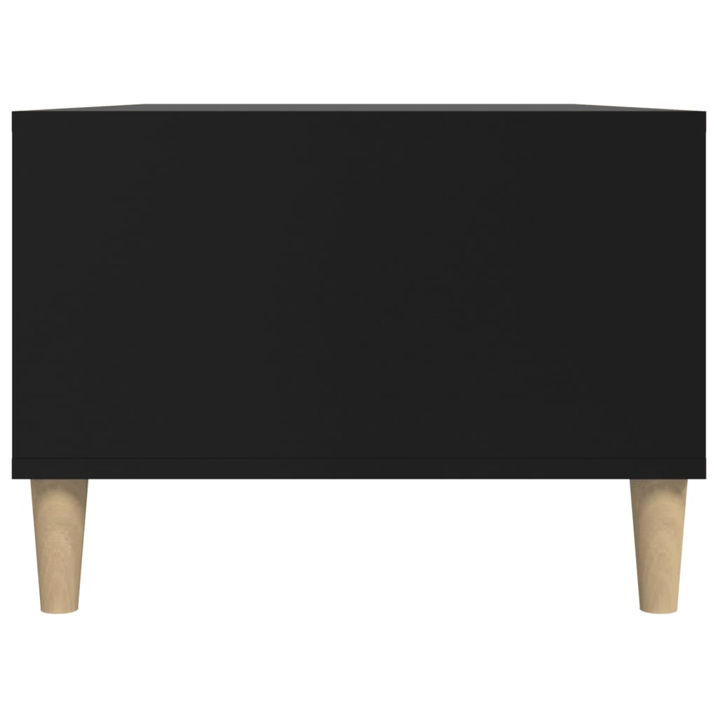 Coffee table, black, 90x50x36.5 cm, processed wood