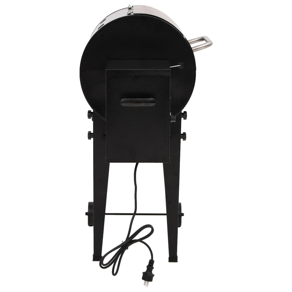 Pellet grill, black, 94 cm, iron