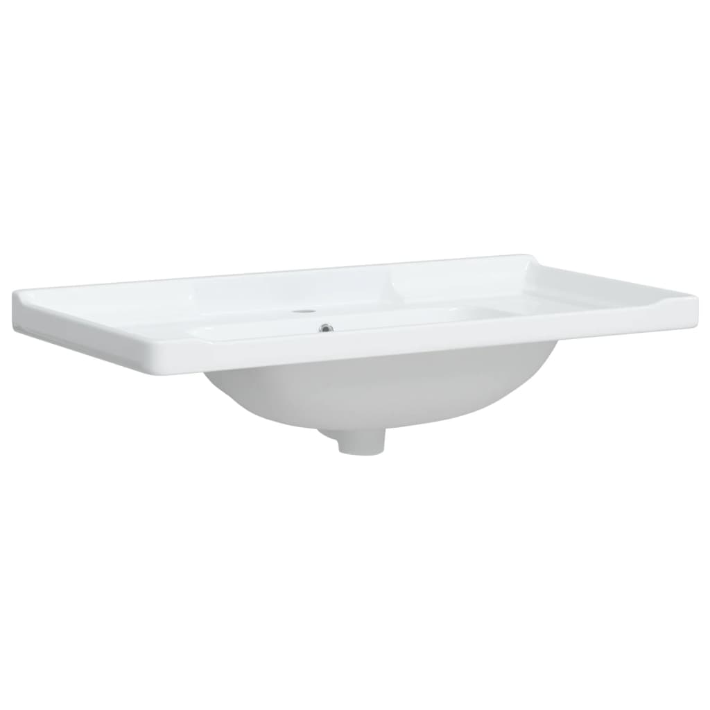 White bathroom sink 91.5x48x23 cm, oval, ceramic