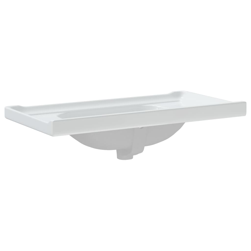 White bathroom sink 91.5x48x23 cm, oval, ceramic