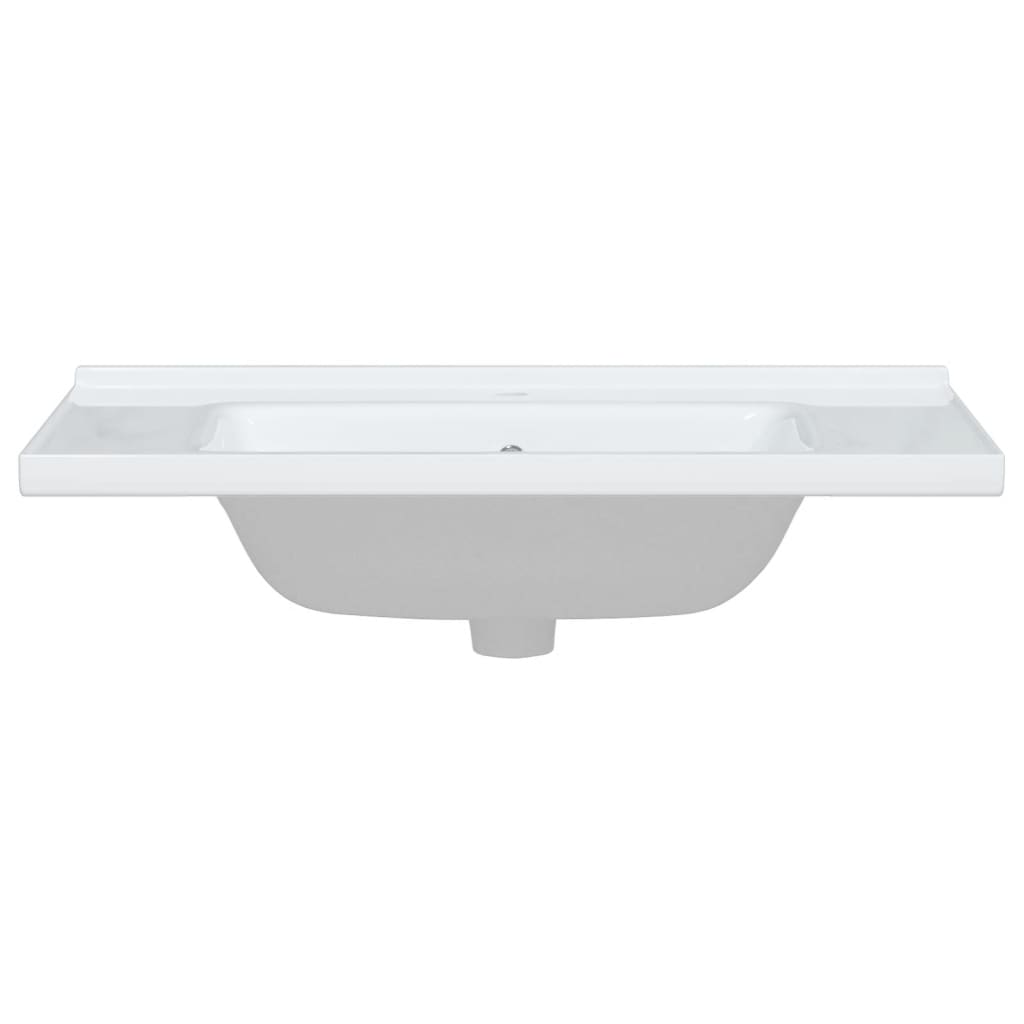 White bathroom sink 81x48x19.5 cm, oval, ceramic