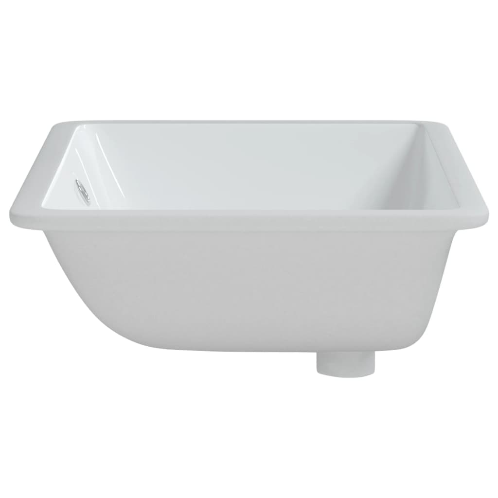 White bathroom sink 60x40x21 cm, oval, ceramic