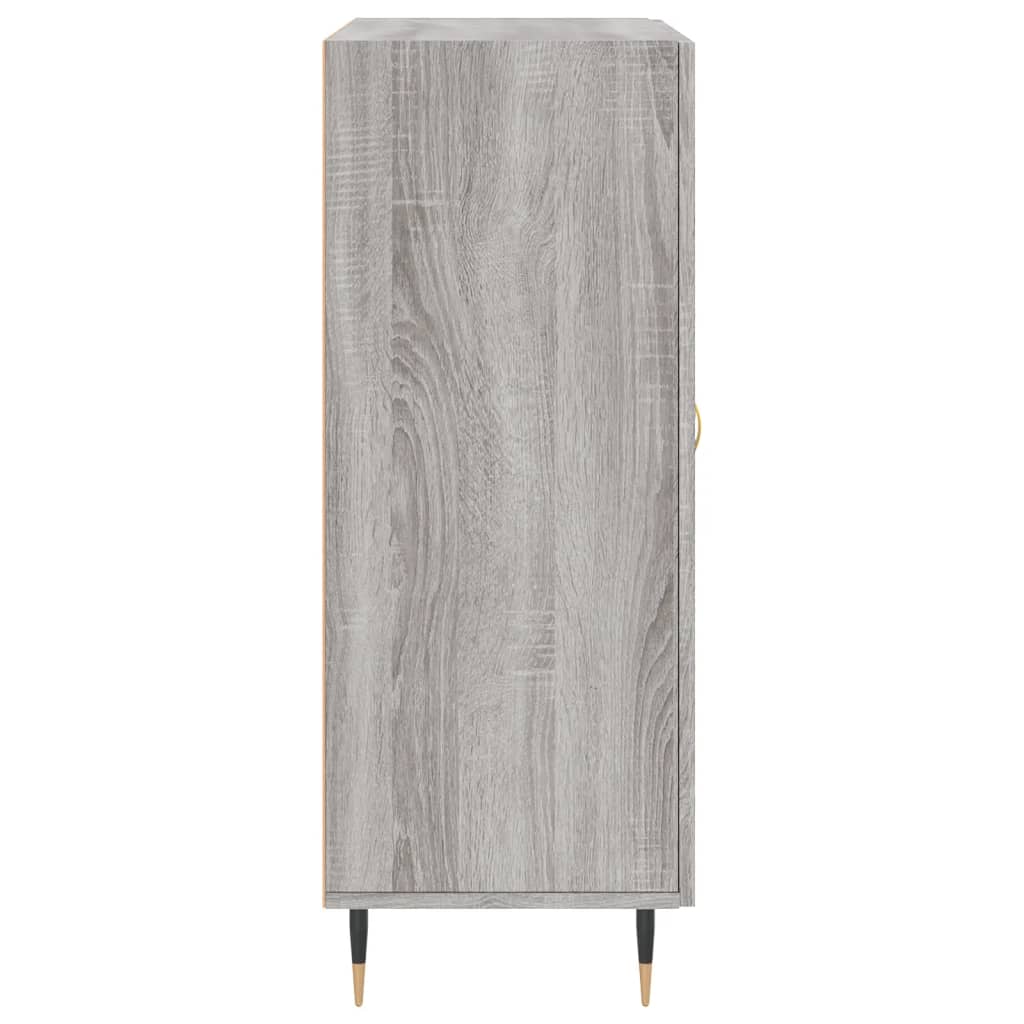 Wardrobe, sonoma gray, 69.5x34x90 cm, composite wood