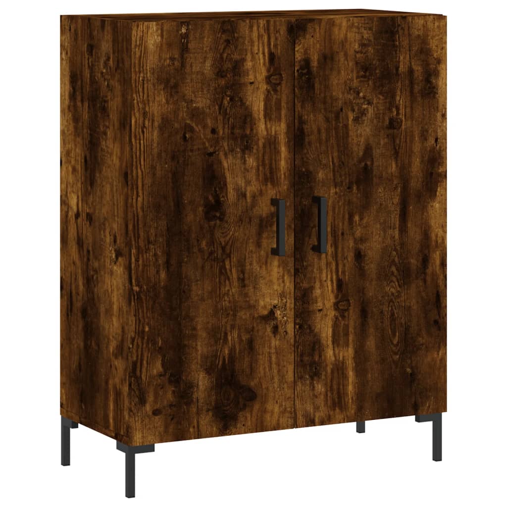 Wardrobe, smoky oak, 69.5x34x90 cm, composite wood