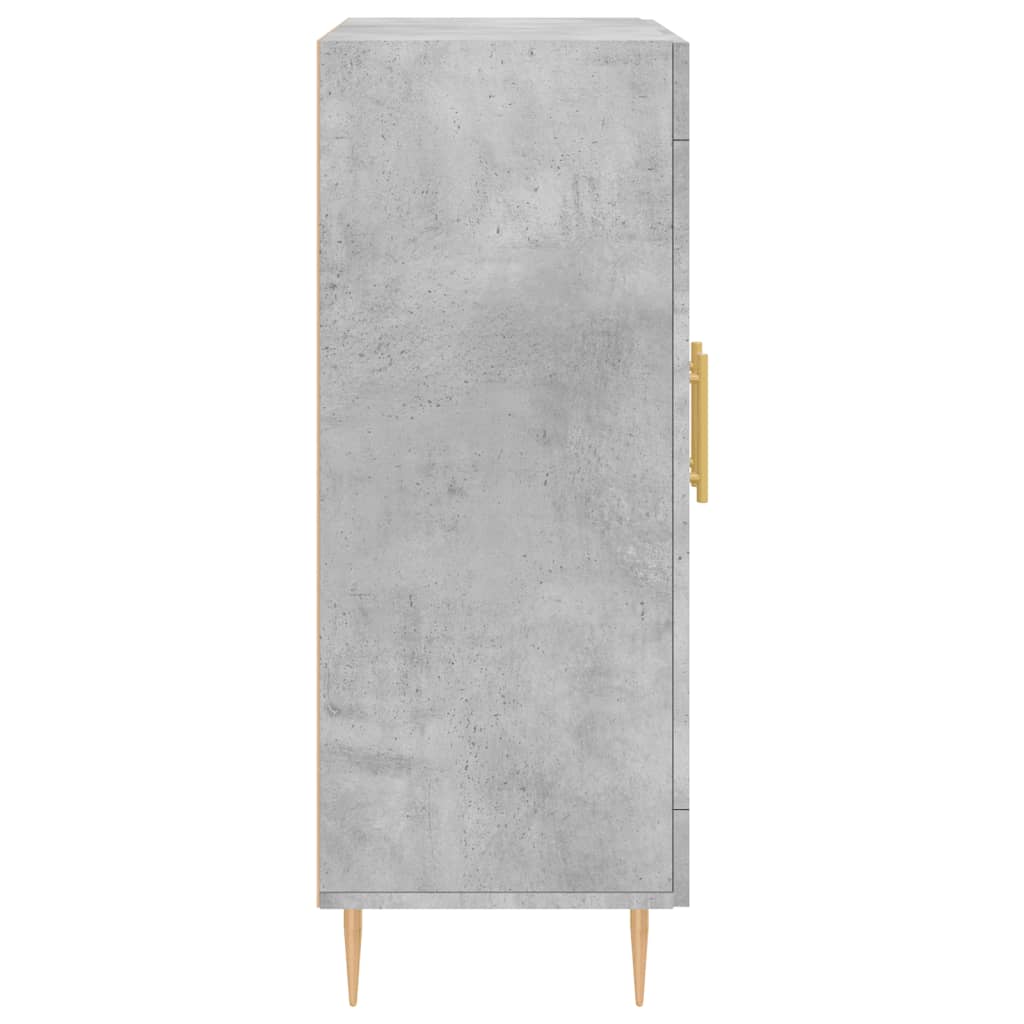 Wardrobe, concrete gray, 69.5x34x90 cm, composite wood