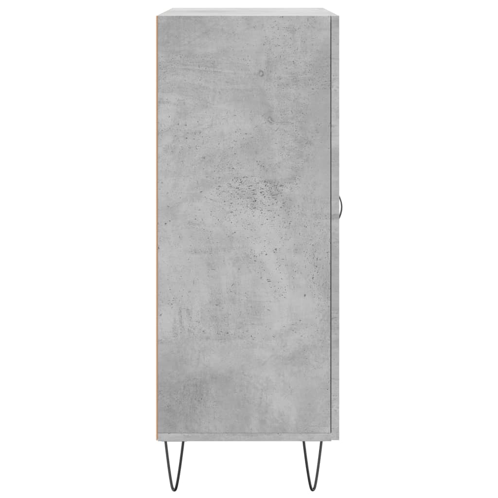 Sideboard, concrete grey, 69.5x34x90 cm, composite wood