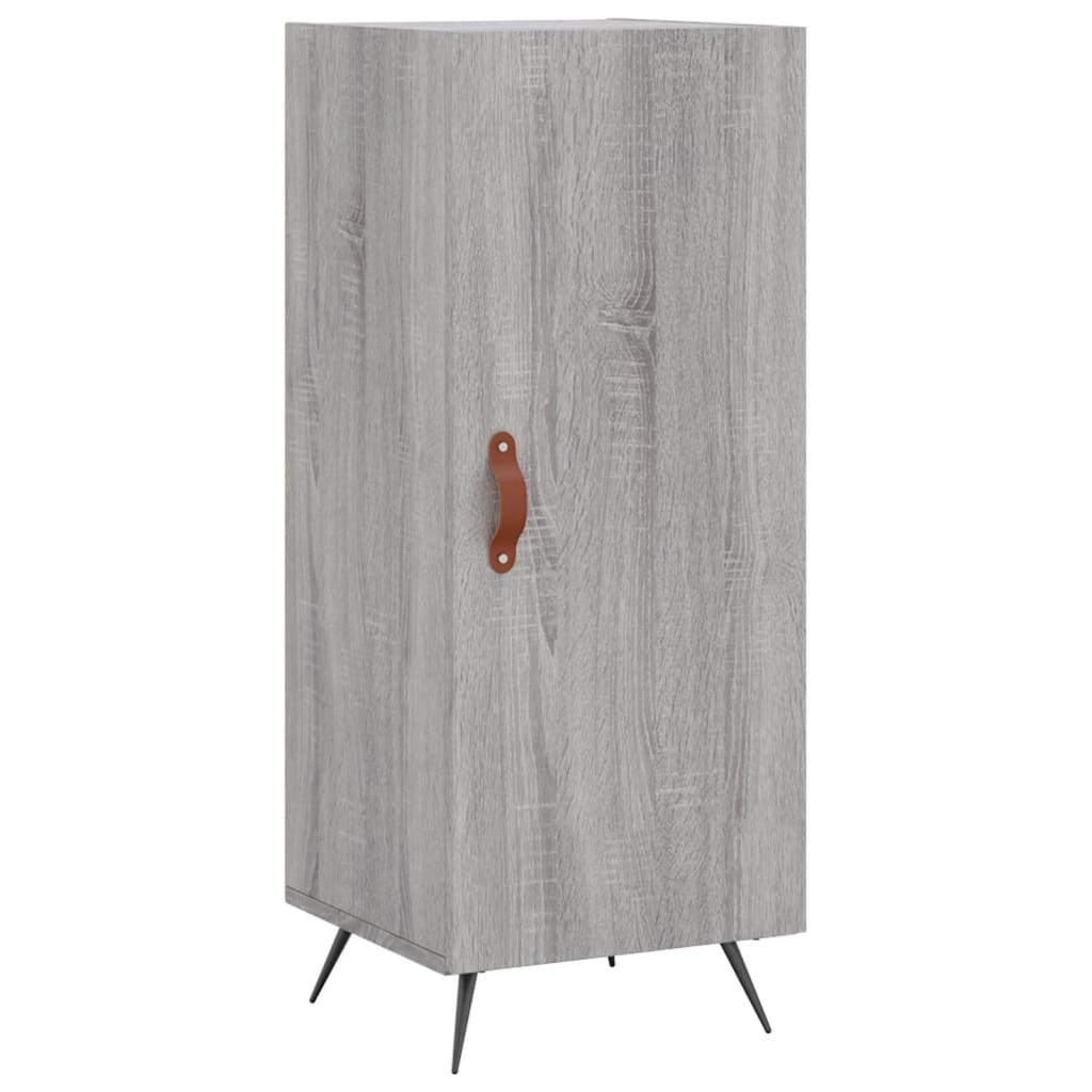 Sideboard, sonoma grey, 34.5x34x90 cm, composite wood