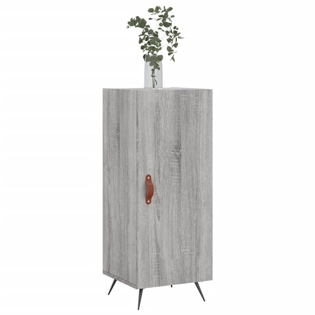 Sideboard, sonoma grey, 34.5x34x90 cm, composite wood