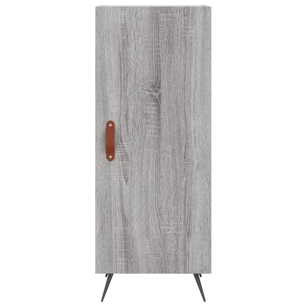 Sideboard, sonoma grey, 34.5x34x90 cm, composite wood