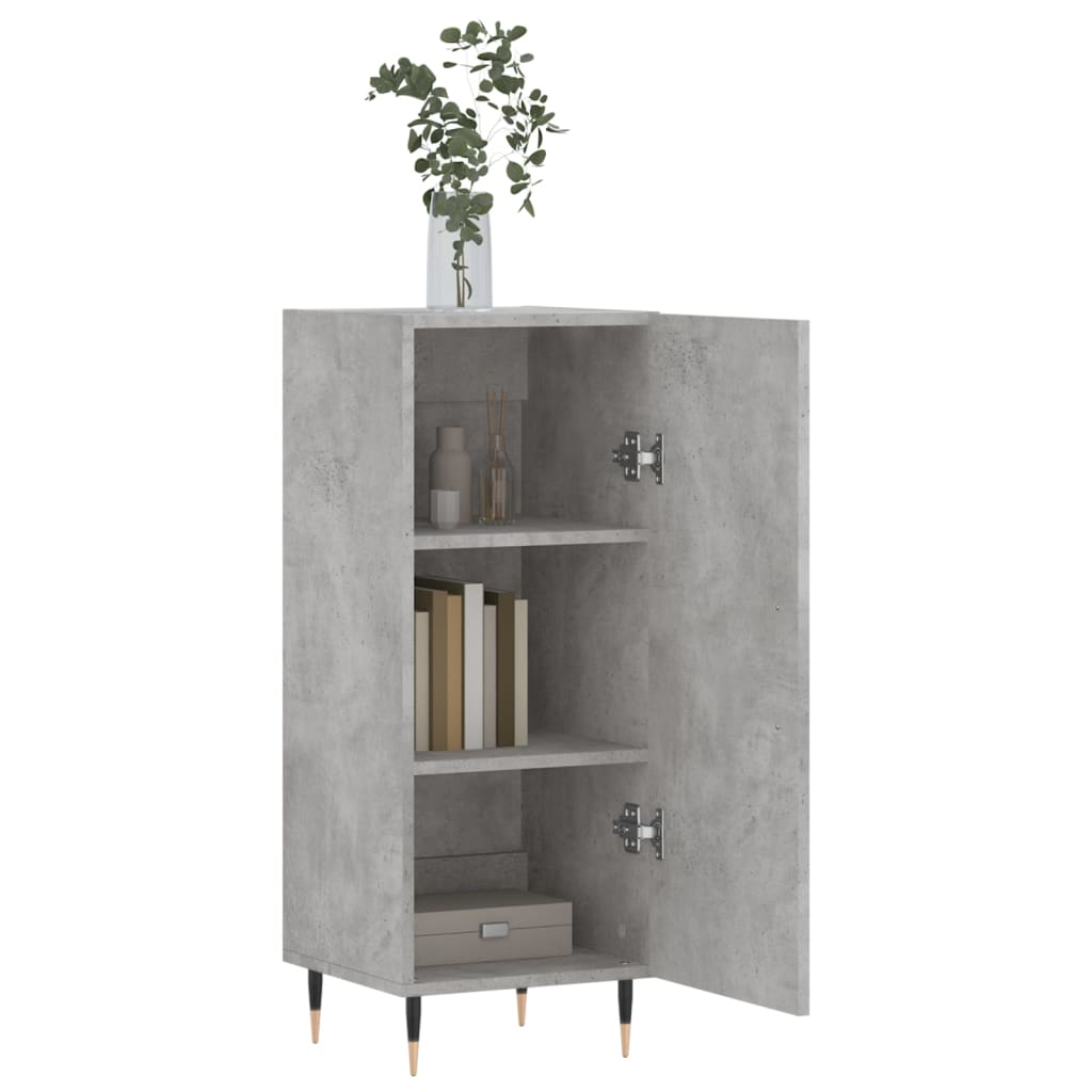 Sideboard, concrete grey, 34.5x34x90 cm, composite wood