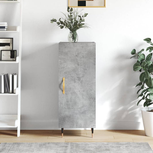 Sideboard, concrete grey, 34.5x34x90 cm, composite wood