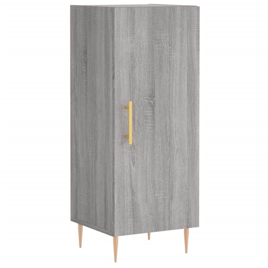 Sideboard, sonoma grey, 34.5x34x90 cm, composite wood