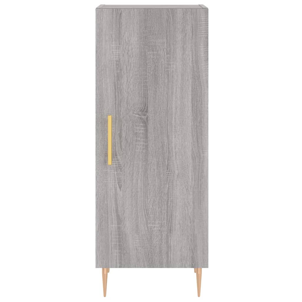 Sideboard, sonoma grey, 34.5x34x90 cm, composite wood