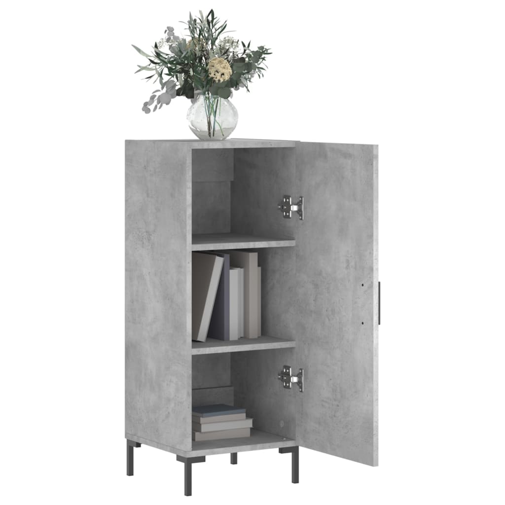 Sideboard, concrete grey, 34.5x34x90 cm, composite wood