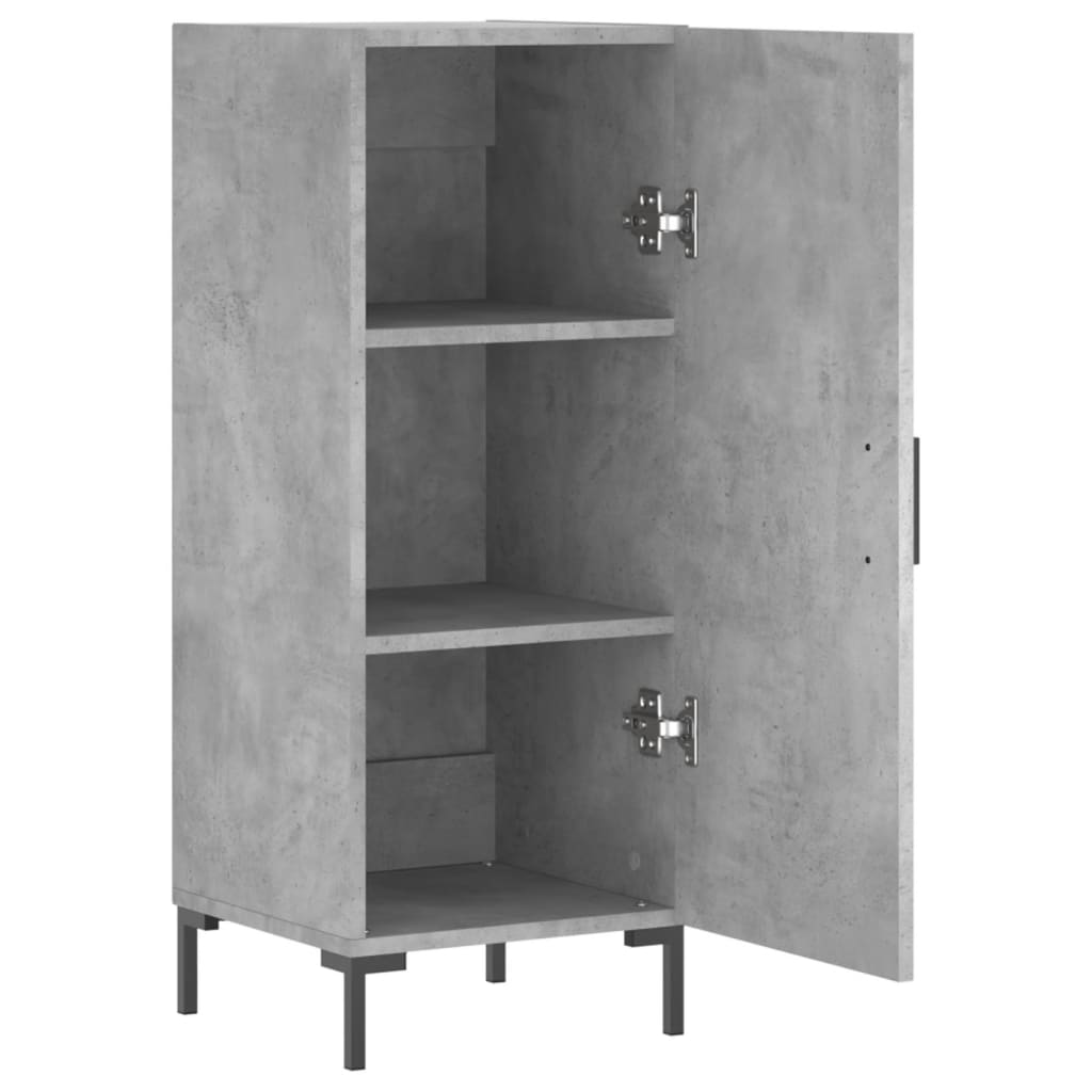 Sideboard, concrete grey, 34.5x34x90 cm, composite wood