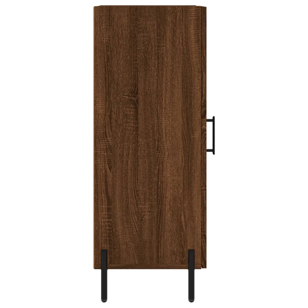 Sideboard, brown oak, 34.5x34x90 cm, composite wood