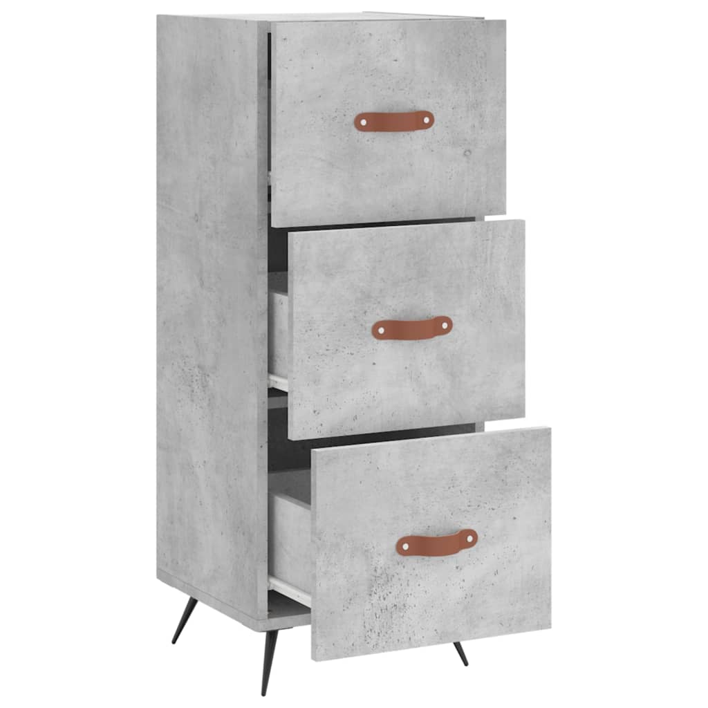 Sideboard, concrete grey, 34.5x34x90 cm, composite wood