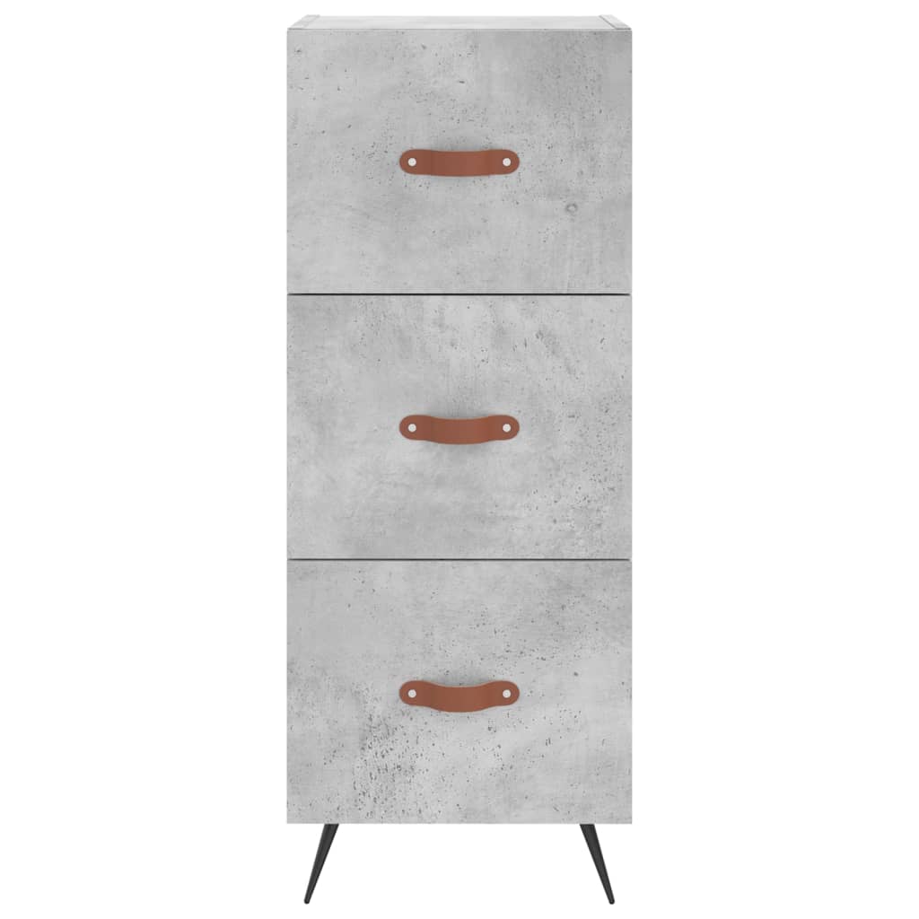 Sideboard, concrete grey, 34.5x34x90 cm, composite wood