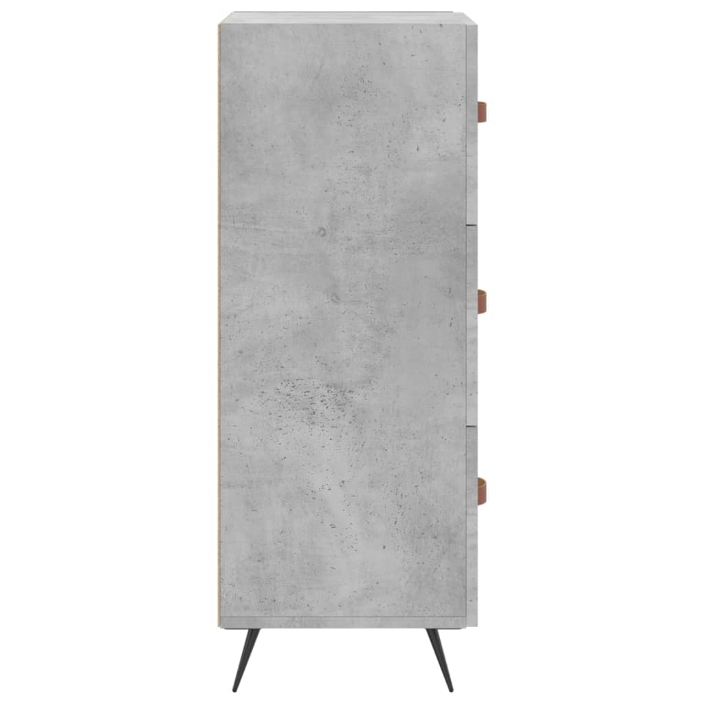 Sideboard, concrete grey, 34.5x34x90 cm, composite wood