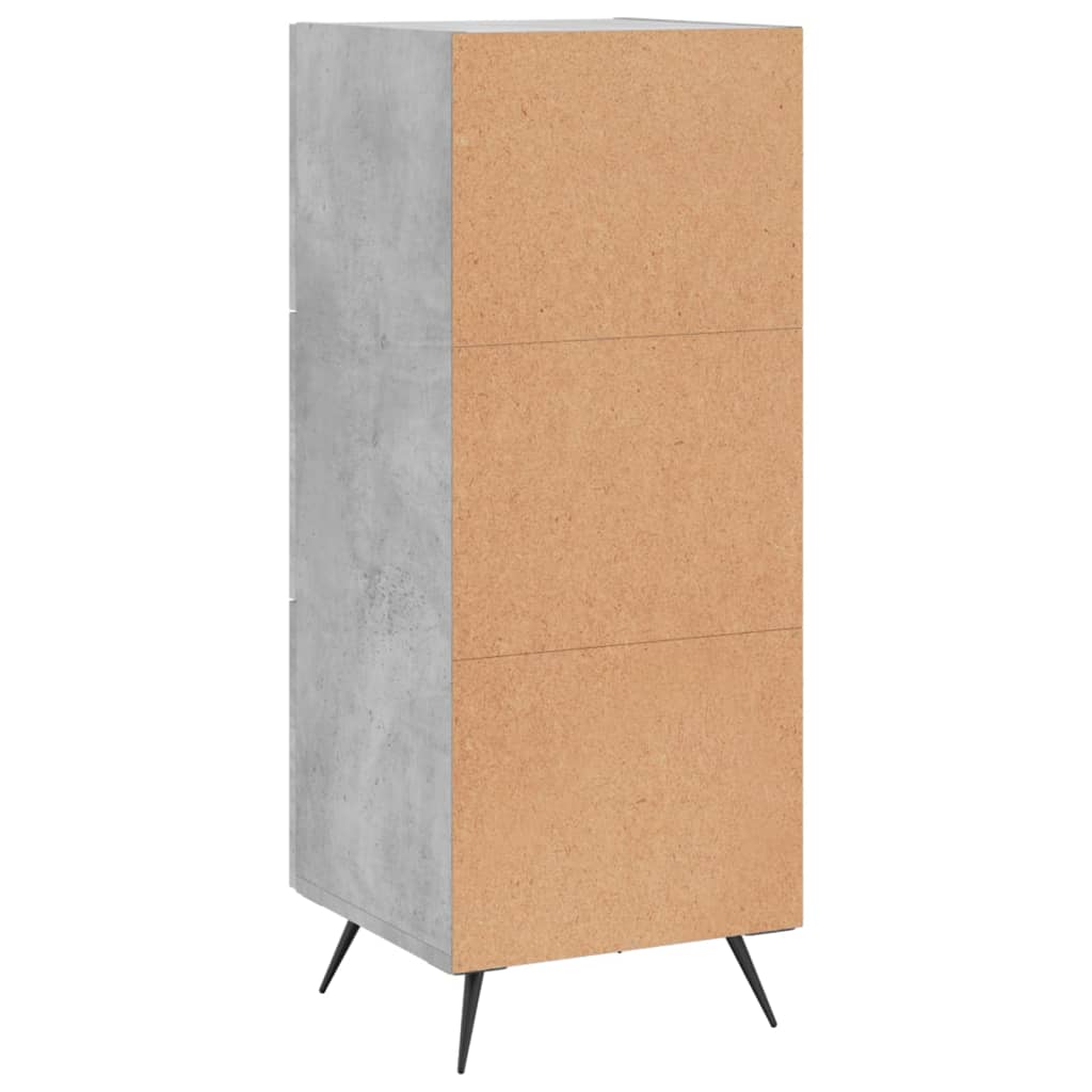 Sideboard, concrete grey, 34.5x34x90 cm, composite wood