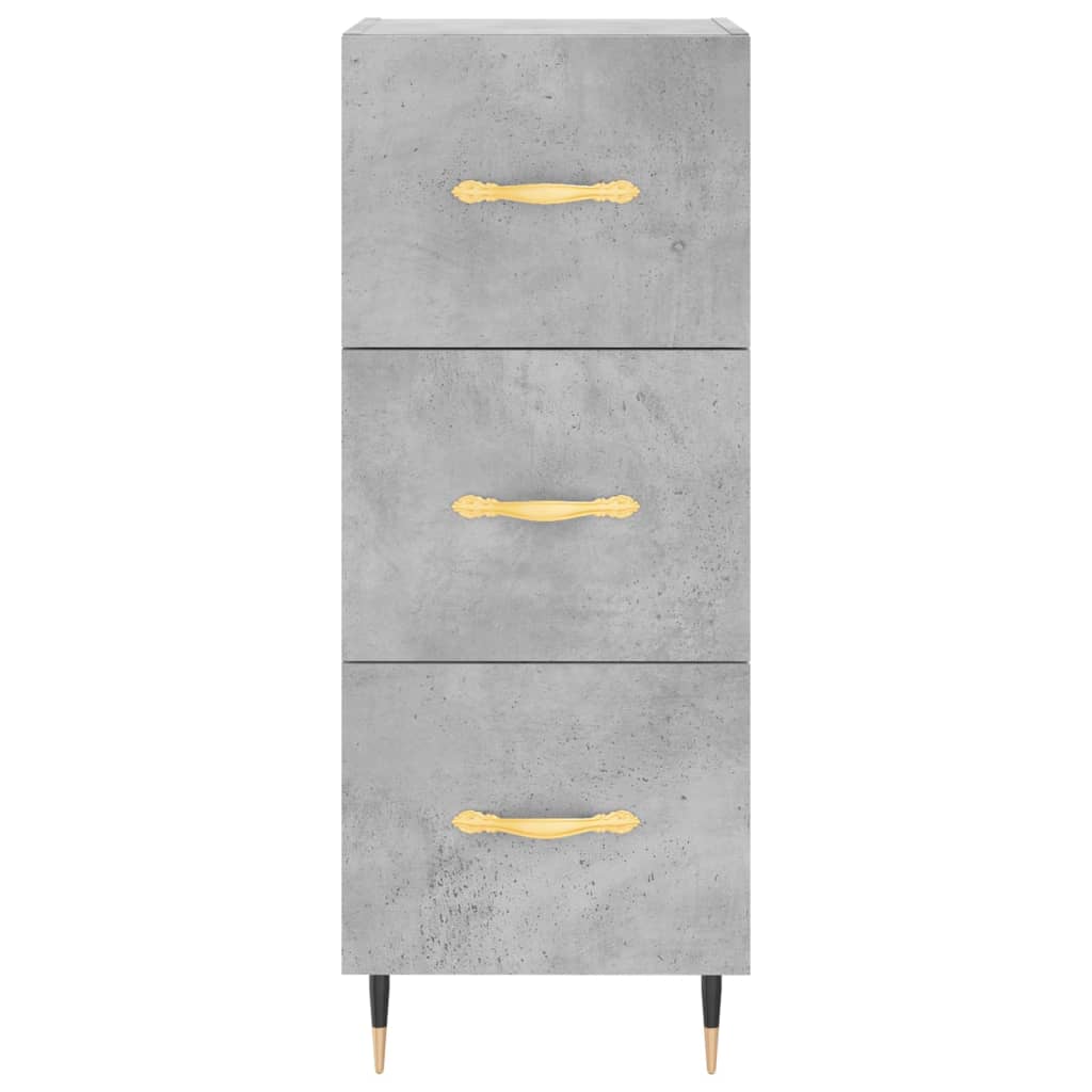 Sideboard, concrete grey, 34.5x34x90 cm, composite wood