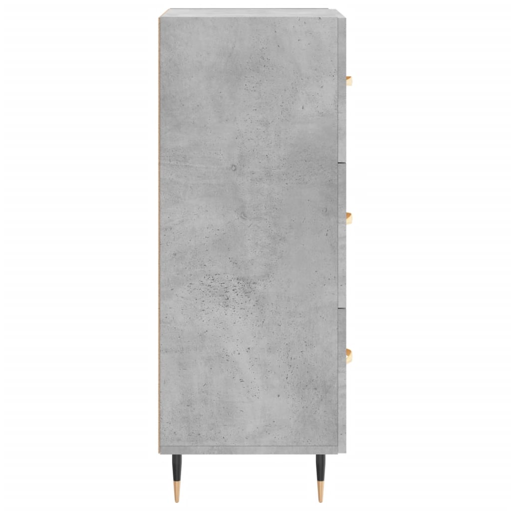 Sideboard, concrete grey, 34.5x34x90 cm, composite wood