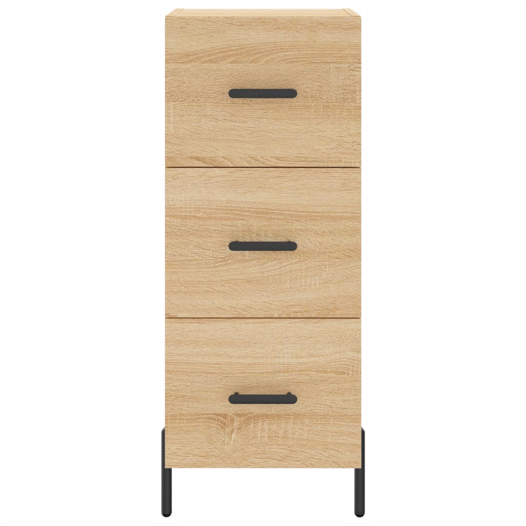 Sideboard, sonoma oak, 34.5x34x90 cm, composite wood