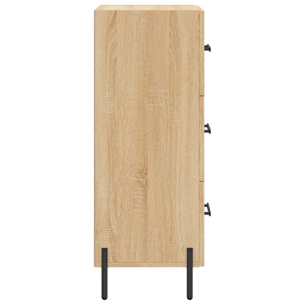 Sideboard, sonoma oak, 34.5x34x90 cm, composite wood