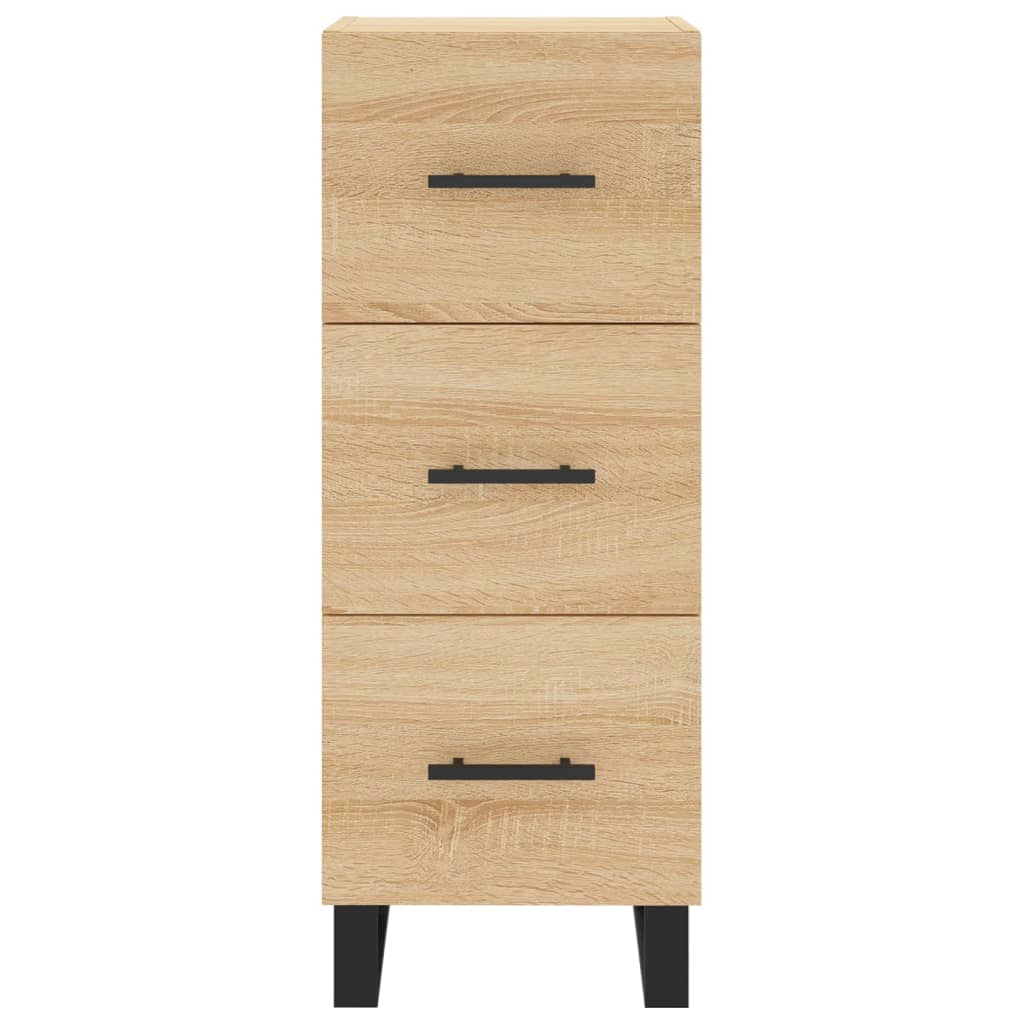 Sideboard, sonoma oak, 34.5x34x90 cm, composite wood