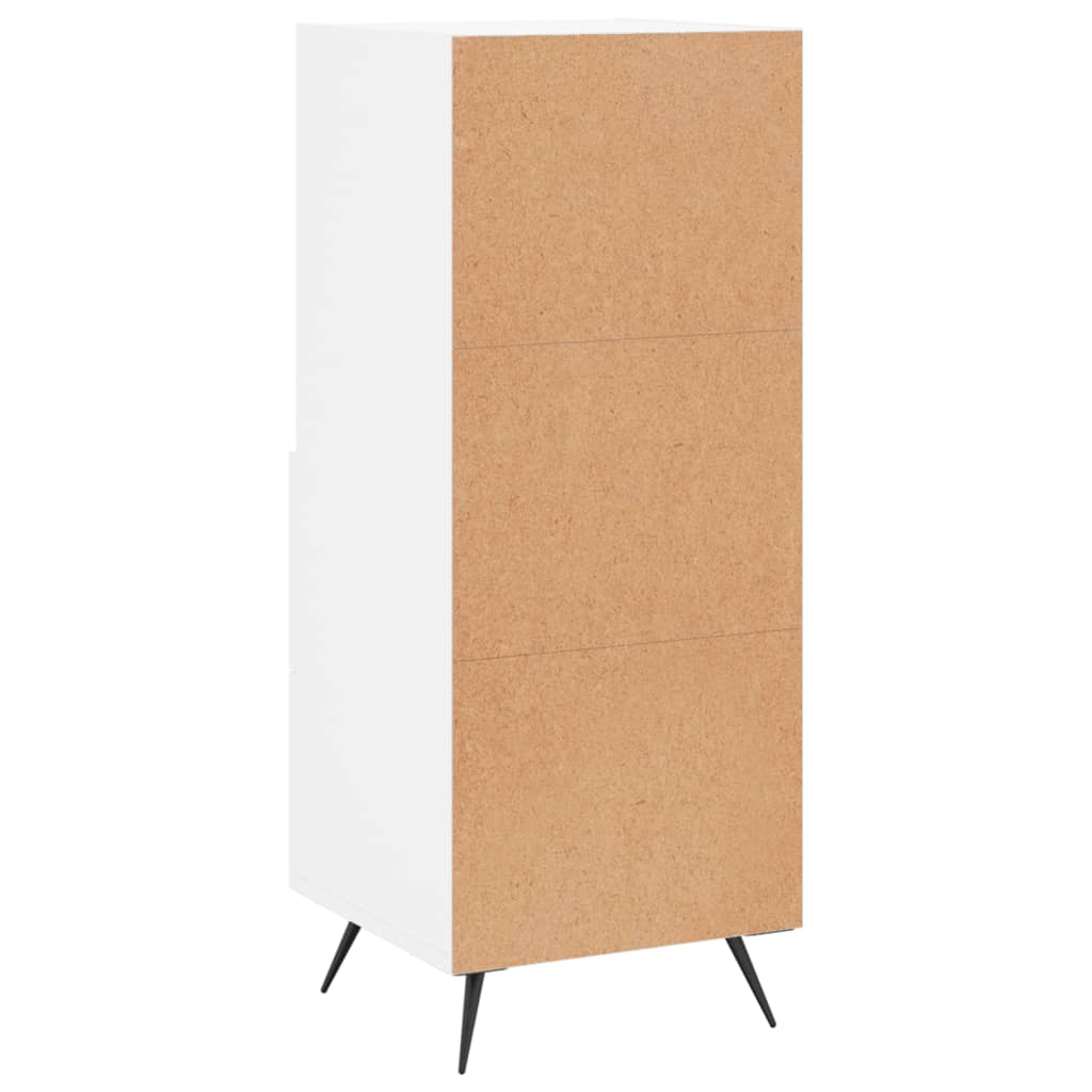 Sideboard, white, 34.5x34x90 cm, composite wood