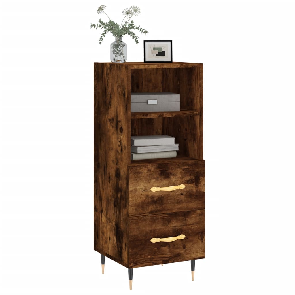 Sideboard, smoky oak, 34.5x34x90 cm, composite wood