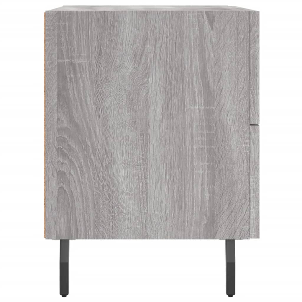 Bedside tables, 2 pcs., sonoma gray, 40x35x47.5 cm, composite wood