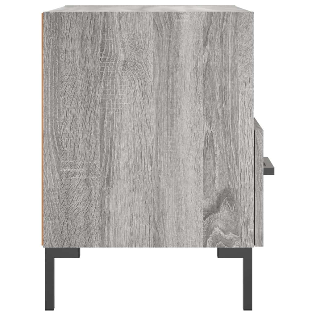 Bedside tables, 2 pcs., sonoma gray, 40x35x47.5 cm, composite wood