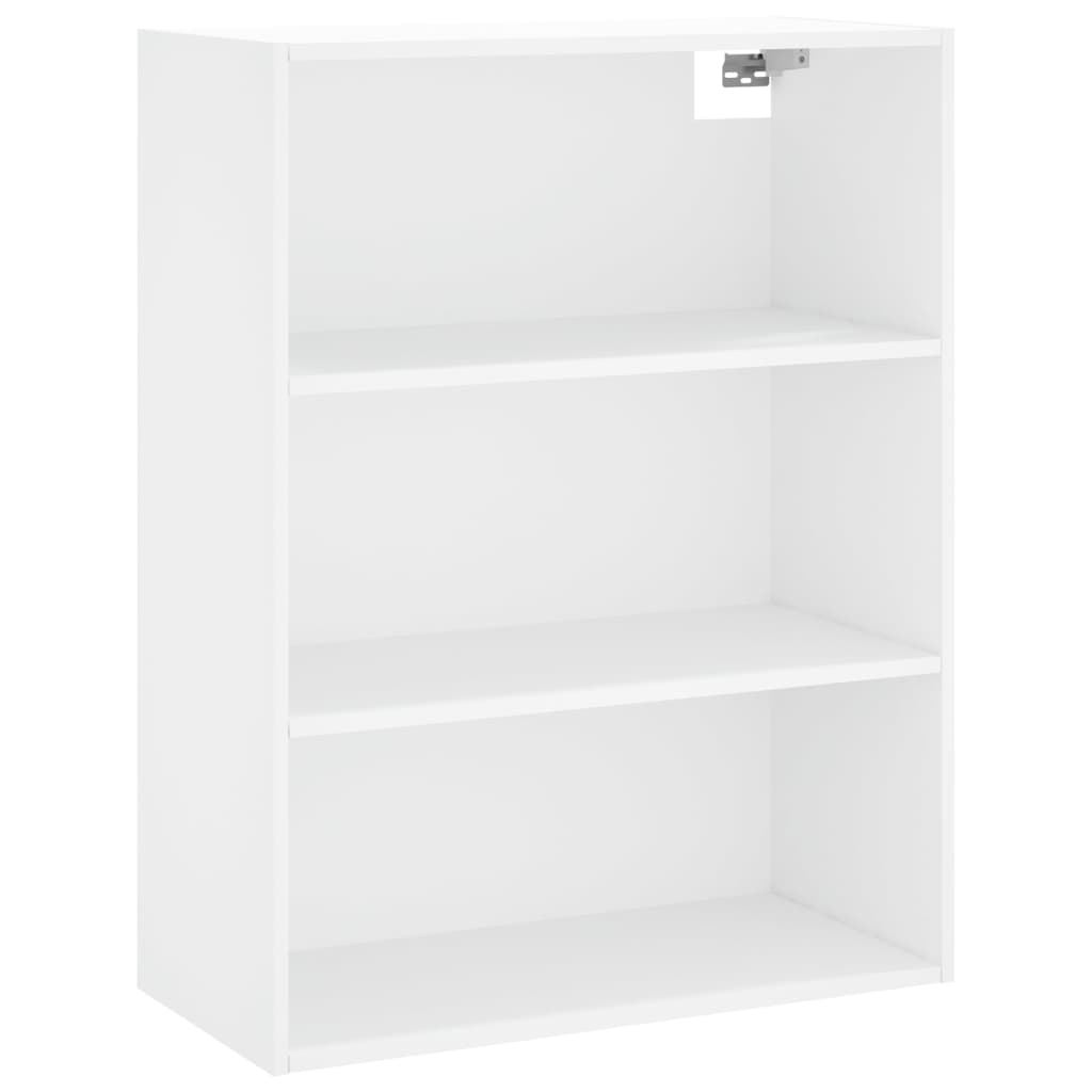 Tall cabinet, white, 69.5x34x180 cm, composite wood