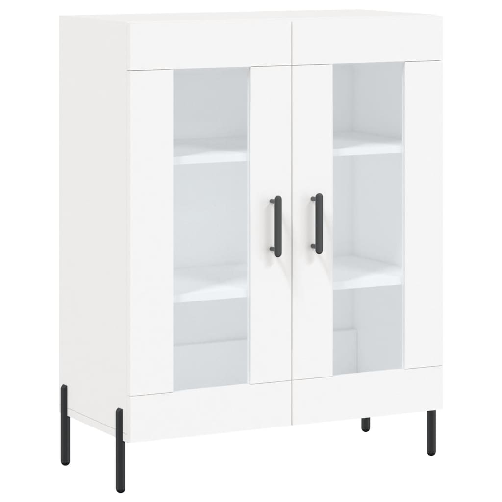 Tall cabinet, white, 69.5x34x180 cm, composite wood