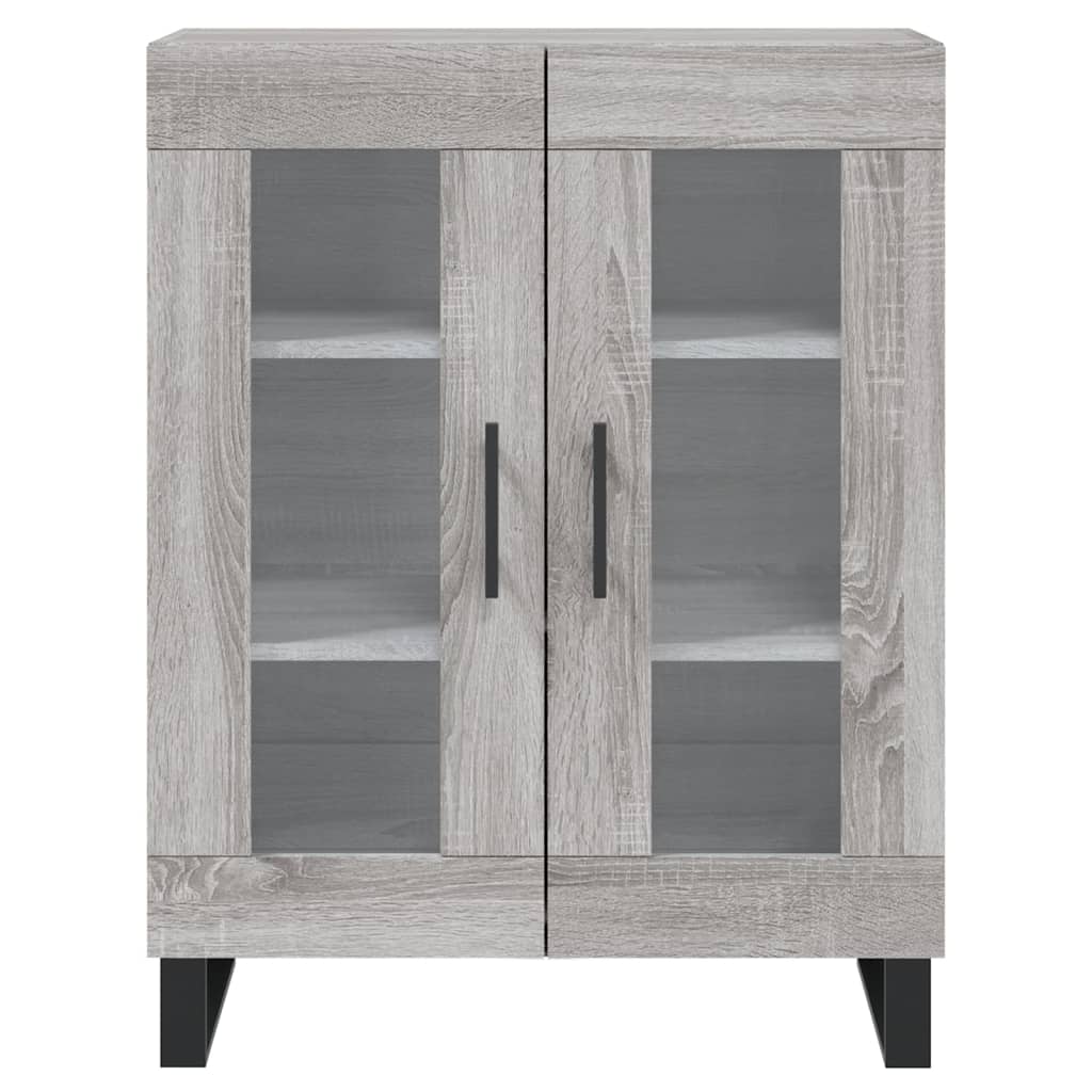 Tall cabinet, sonoma gray, 69.5x34x180 cm, composite wood