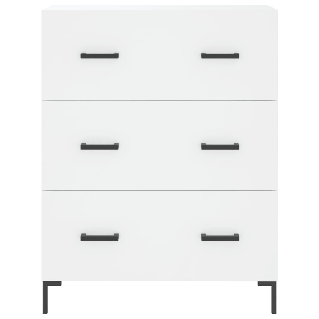 Tall cabinet, white, 69.5x34x180 cm, composite wood