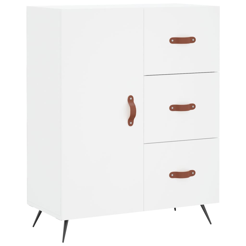 Tall cabinet, white, 69.5x34x180 cm, composite wood