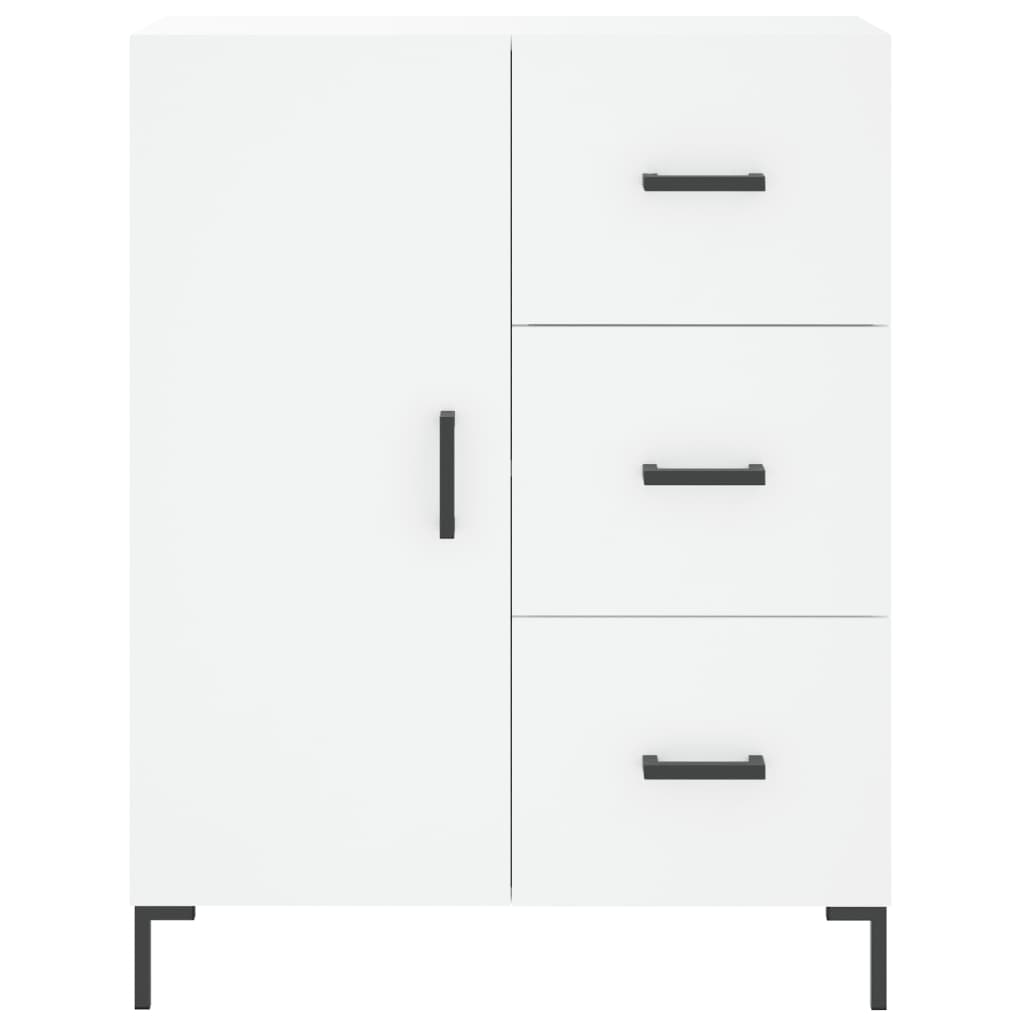 Tall cabinet, white, 69.5x34x180 cm, composite wood