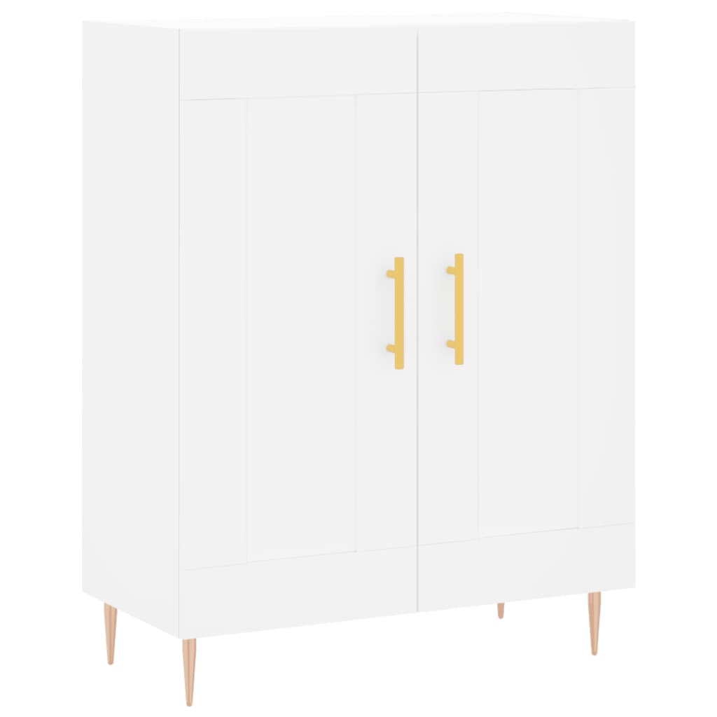 Tall cabinet, white, 69.5x34x180 cm, composite wood