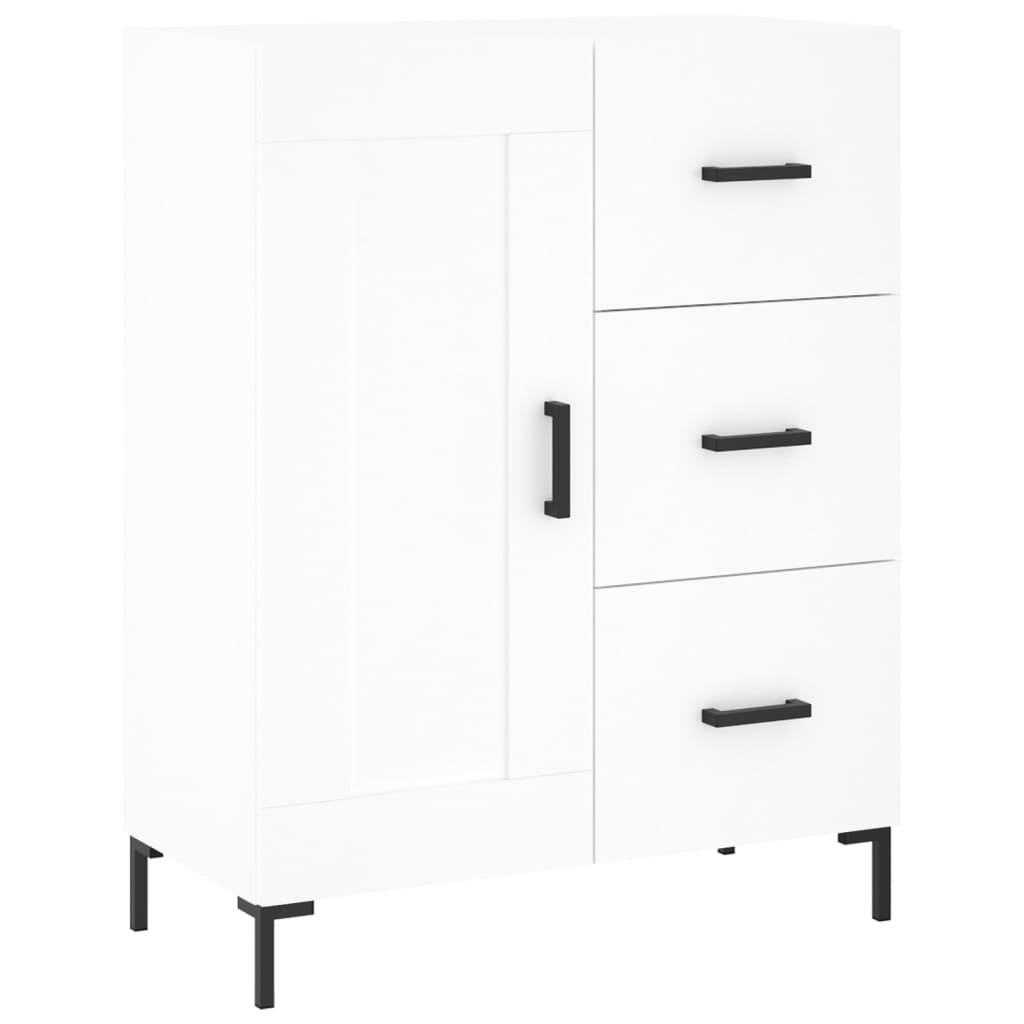 Tall cabinet, white, 69.5x34x180 cm, composite wood