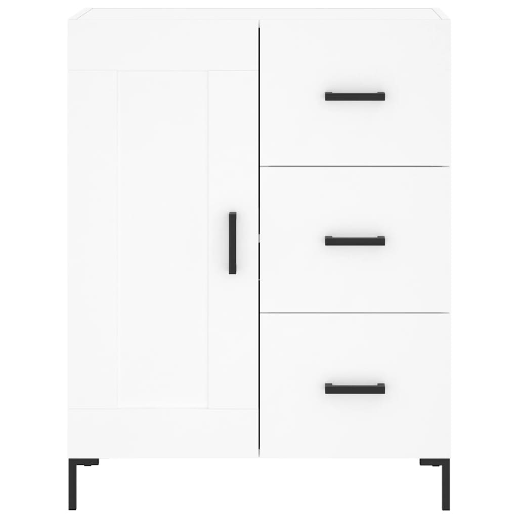 Tall cabinet, white, 69.5x34x180 cm, composite wood