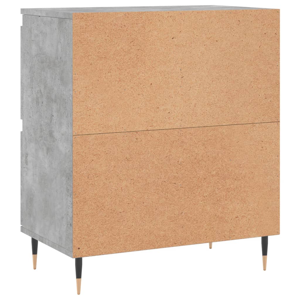 Sideboards, 3 pieces, concrete grey, engineered wood