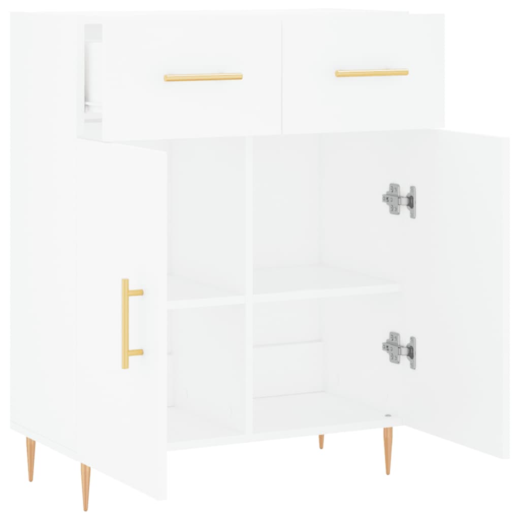 Wardrobe, white, 69.5x34x90 cm, composite wood