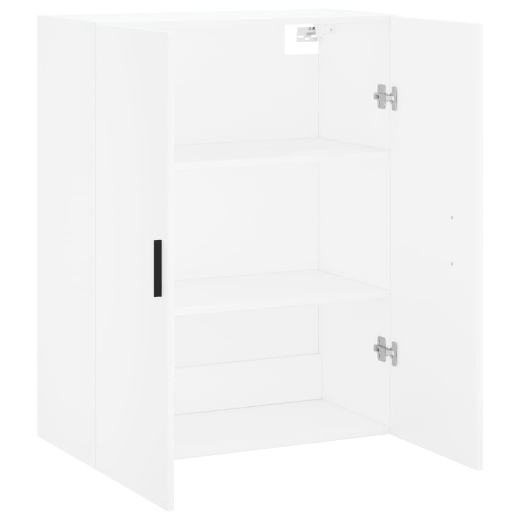 Wall-mounted cabinet, white, 69.5x34x90 cm