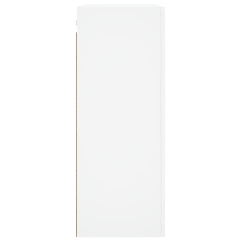 Wall-mounted cabinet, white, 69.5x34x90 cm