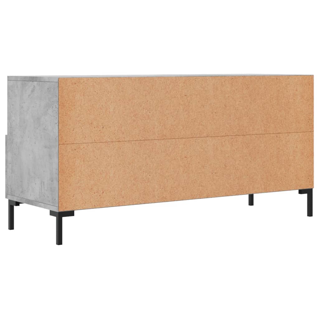 TV cabinet, concrete grey, 102x36x50 cm, engineered wood